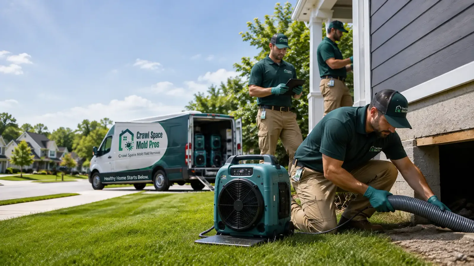Crawl Space Mold Removal in Mirando City, TX